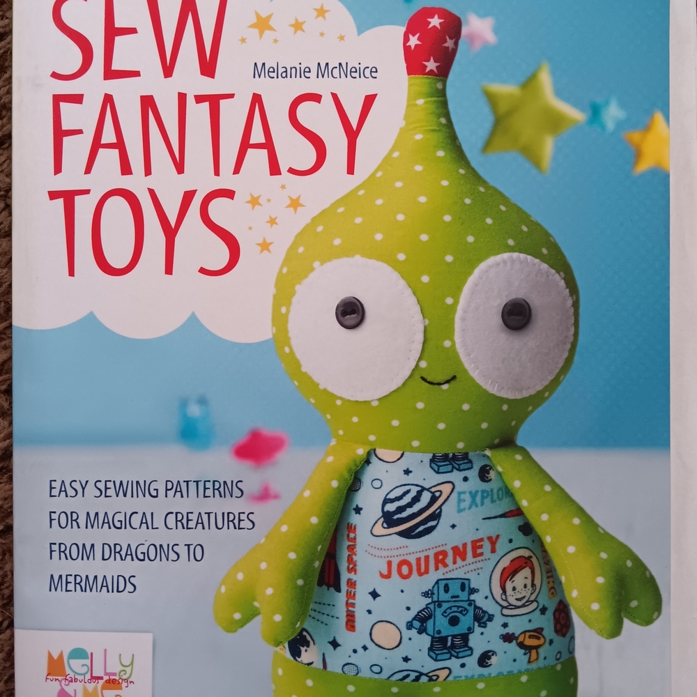 Sew Fantasy Toys - Green Polka Dot Alien Plush Sewing Kit